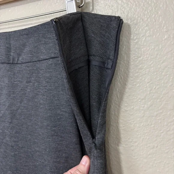 212 Collection Classic Dark Grey A-Line Skirt Size 12 - Picture 5 of 5